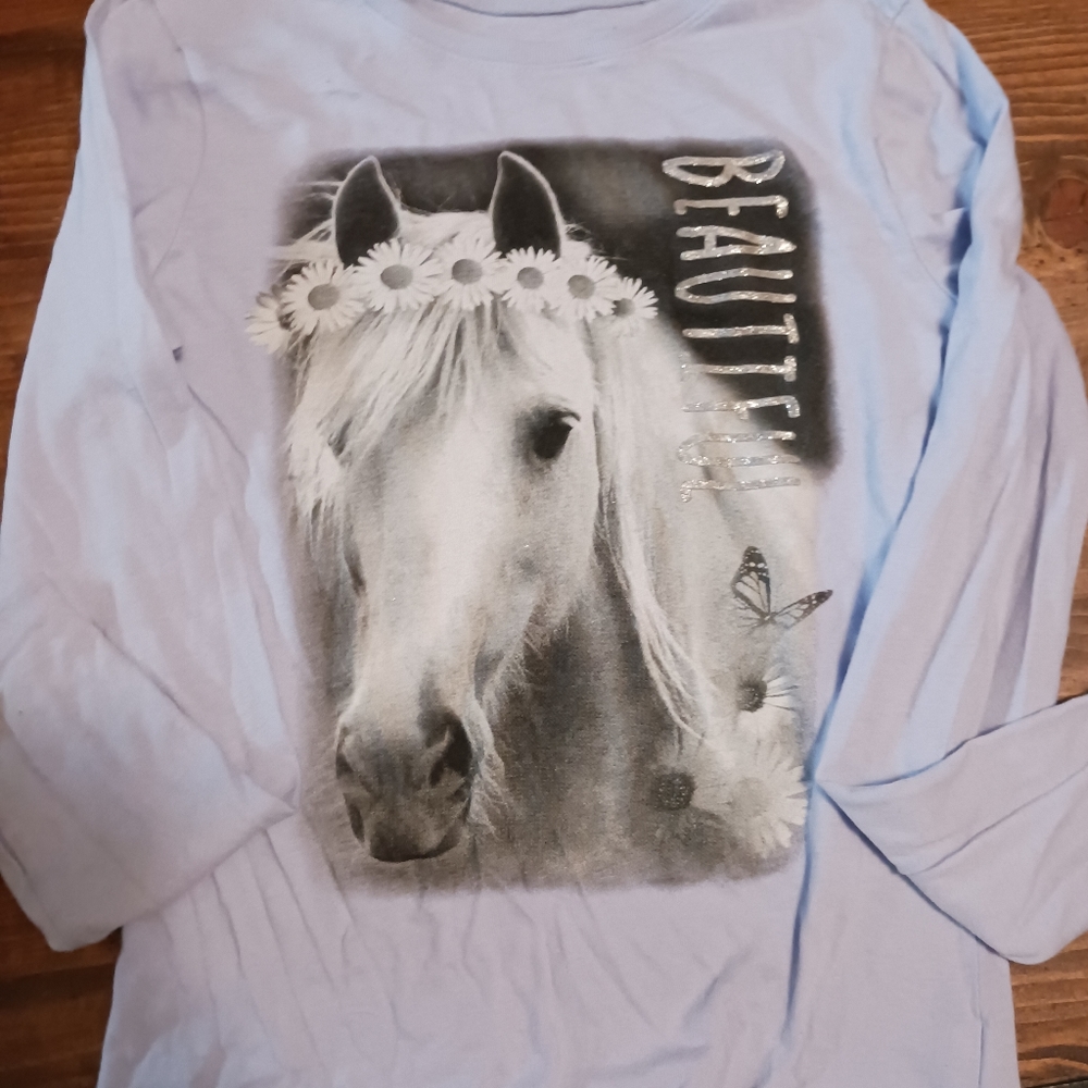 Girls Horse shirt